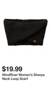 Mark's WindRiver Women's Sherpa Neck Loop Scarf offer