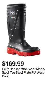 Mark's Helly Hansen Workwear Men's Steel Toe Steel Plate PU Work Boot offer