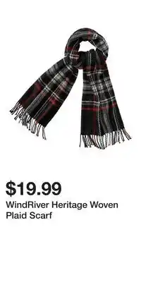 Mark's WindRiver Heritage Woven Plaid Scarf offer