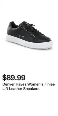 Mark's Denver Hayes Women's Finlee Lift Leather Sneakers offer