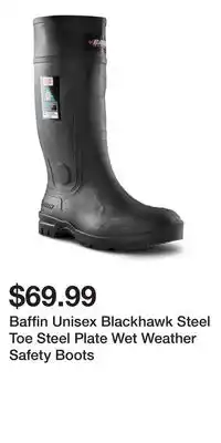 Mark's Baffin Unisex Blackhawk Steel Toe Steel Plate Wet Weather Safety Boots offer