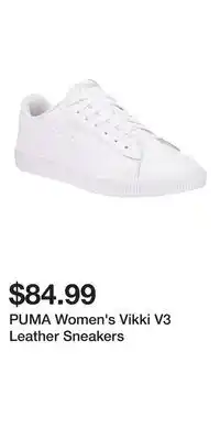 Mark's PUMA Women's Vikki V3 Leather Sneakers offer