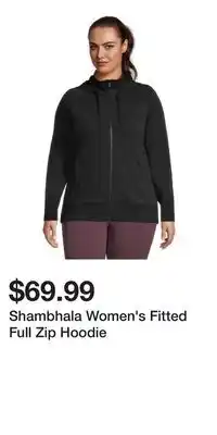 Mark's Shambhala Women's Fitted Full Zip Hoodie offer