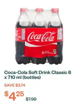 Voilà Coca-Cola Soft Drink Classic 6 x 710 ml (bottles) offer