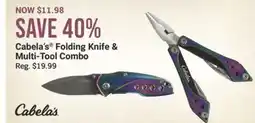 Cabela's Cabela's Folding Knife & Multi-Tool Combo offer