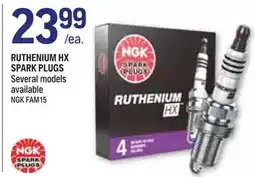 NAPA Auto Parts Ruthenium HX Spark Plugs offer