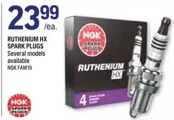 NAPA Auto Parts Ruthenium HX Spark Plugs offer