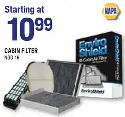 NAPA Auto Parts CABIN FILTER offer