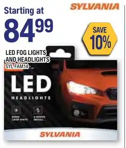 NAPA Auto Parts LED Fog Lights and Headlights offer