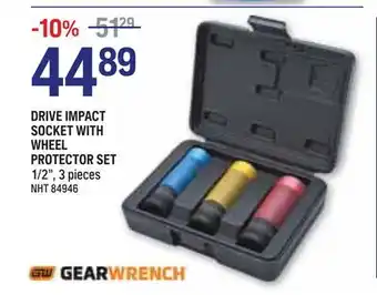 NAPA Auto Parts DRIVE IMPACT SOCKET WITH WHEEL PROTECTOR SET offer