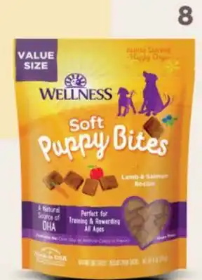 Petvalu Wellness Soft Puppy Bites Lamb & Salmon Recipe Puppy Treats offer