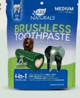 Petvalu Ark Naturals Brushless Toothpaste Dental Chews Medium offer