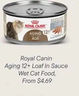 Petvalu Royal Canin  Aging 12+ Loaf In Sauce Wet Cat Food offer