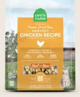 Petvalu Open Farm Freeze-Dried Raw Harvest Chicken Recipe Cat Food offer