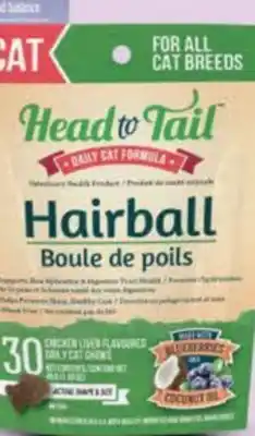 Petvalu Head to Tail Hairball Cat Supplements Chews offer