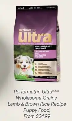 Petvalu performatrin Ultra /MD Wholesome Grains Lamb & Brown Rice Recipe  Puppy Dog Food offer