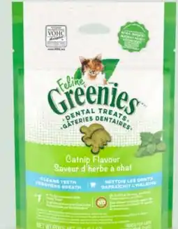 Petvalu Greenies Catnip Flavour Dental Cat Treats offer