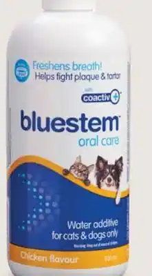 Petvalu Bluestem Oral Care Chicken Flavour Water Additive offer