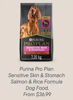 Petvalu Purina Pro Plan Sensitive Skin & Stomach  Salmon & Rice Formula  Dog Food offer