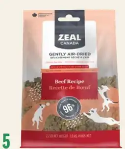 Petvalu Zeal Air-Dried Beef Recipe Dog Food offer