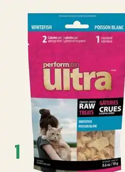 Petvalu Performatrin Ultra /MD Limited Freeze Dried Whitefish Cat Treats offer