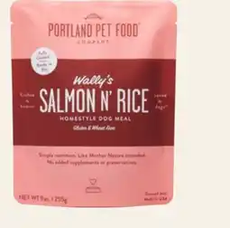 Petvalu Portland Pet Food Company Wally's Salmon & Rice Homestyle Dog Food offer