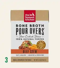 Petvalu The Honest Kitchen Bone Broth Pour Overs Beef Stew Dog Food offer