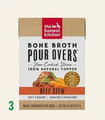 Petvalu The Honest Kitchen Bone Broth Pour Overs Beef Stew Dog Food offer