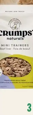 Petvalu Mini Trainers Freeze Dried Beef Liver Dog Treats offer