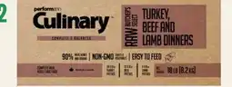 Petvalu Performatrin Culinary Butcher's Select Raw Turkey, Beef & Lamb offer