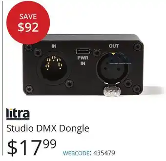 Vistek Studio DMX Dongle offer