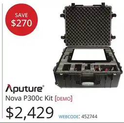 Vistek Aputure Nova P300c Kit offer