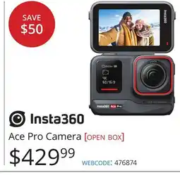 Vistek Insta360 Ace Pro Camera [open box] offer