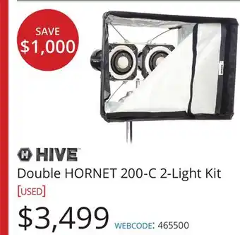 Vistek Double HORNET 200-C 2-Light Kit offer