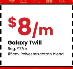 Fabricland Galaxy Twill offer