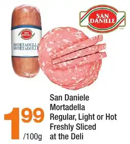 Highland Farms San Daniele Mortadella Regular, Light or Hot Freshly Sliced at the Deli offer