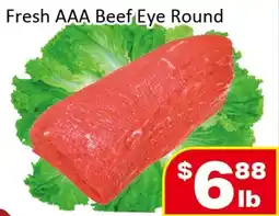 Jian Hing Supermarket Fresh AAA Beef Eye Round offer