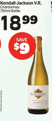 Calgary Co-op Kendall-jackson V.R. chardonnay offer