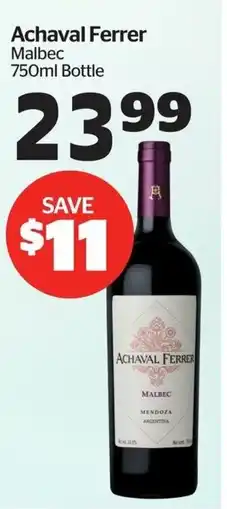 Calgary Co-op Achaval Ferrer Malbec offer