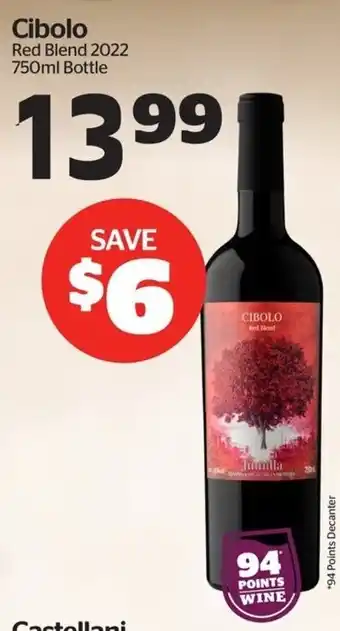 Calgary Co-op Cibolo Red Blend 2022 offer