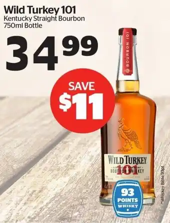 Calgary Co-op Wild Turkey 101 Kentucky Straight Bourbon offer