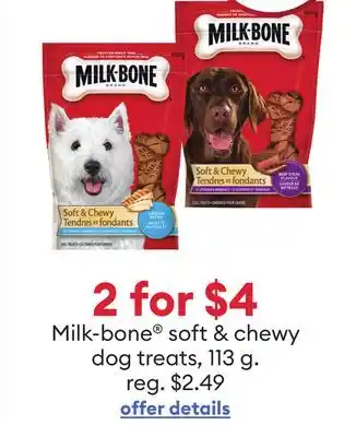 Petsmart Milk-bone soft & chewy dog treats offer