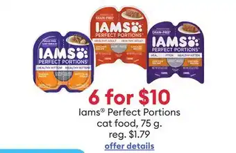 Petsmart Iams Perfect Portions cat food offer