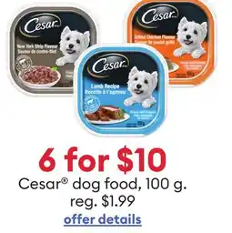 Petsmart Cesar dog food offer