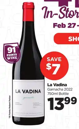 Calgary Co-op La Vadina Garnacha 2022 offer