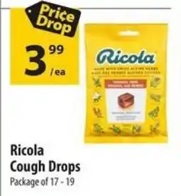 Co-op Ricola Cough Drops offer