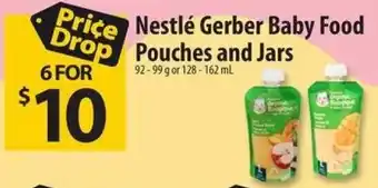 Co-op Nestlé Gerber Baby Food Pouches and Jars offer