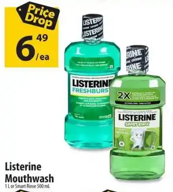 Co-op Listerine Mouthwash offer