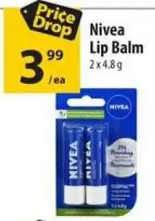 Co-op Nivea Lip Balm offer