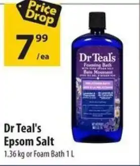 Co-op Dr Teal's Epsom Salt offer